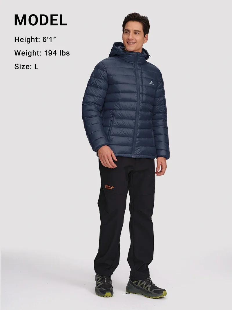 Men's Lightweight Packable Puffer Jacket