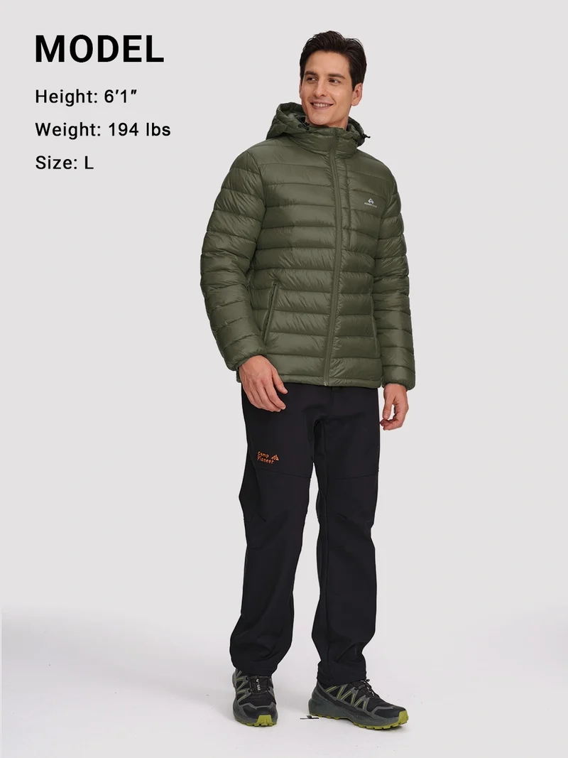 Men's Lightweight Packable Puffer Jacket