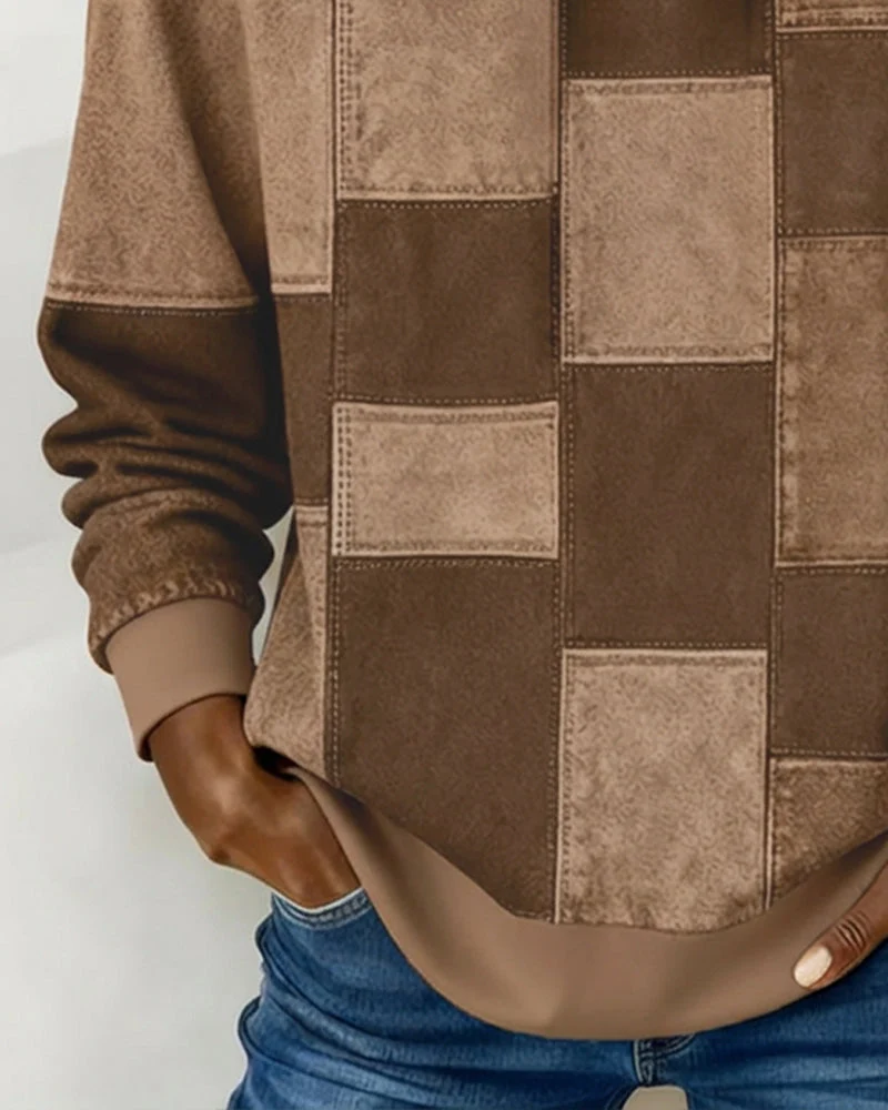 Klara | Karierter Damen Hoodie im lässigen Stil