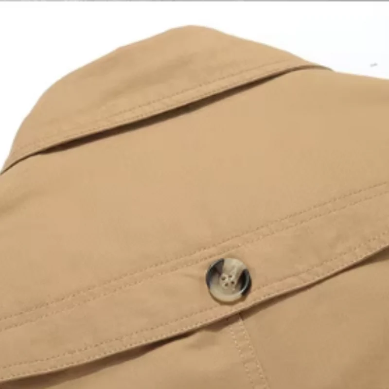 Fabian | Herren Trench-Jacke gepolstert klassischer Schnitt