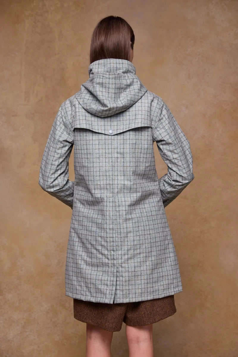 Sophia Waterproof Jacket- Jade Check