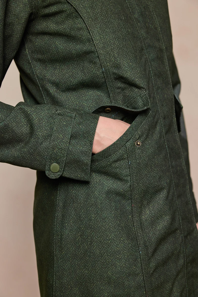 Sophia Waterproof Jacket - Green Fields