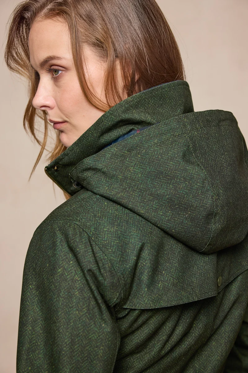 Sophia Waterproof Jacket - Green Fields