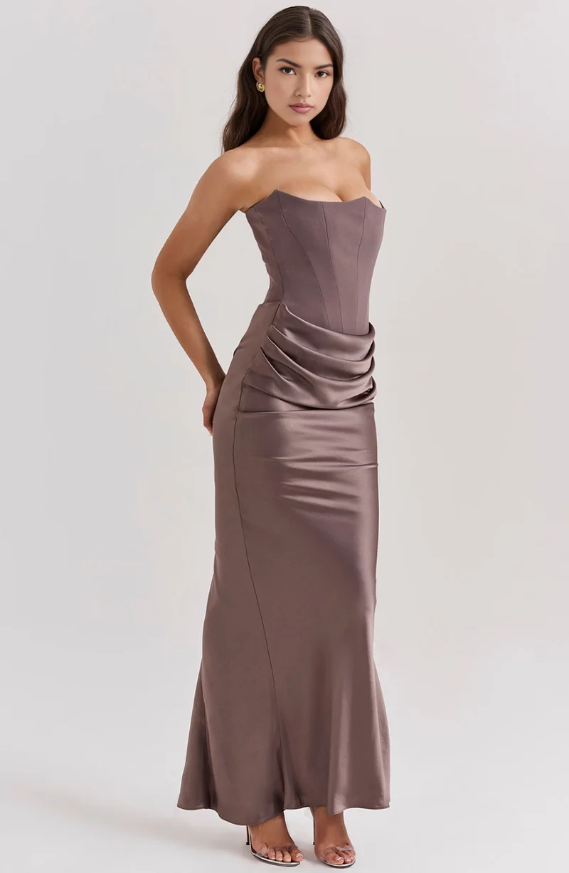 Amelie | Damen Midi-Cocktailkleid Retro für besondere Anlässe