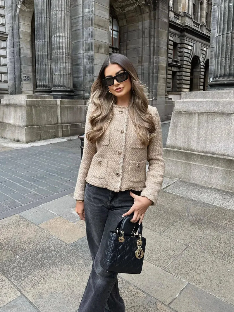 Melina | Elegante Kurze Jacke für Damen zum Übergang