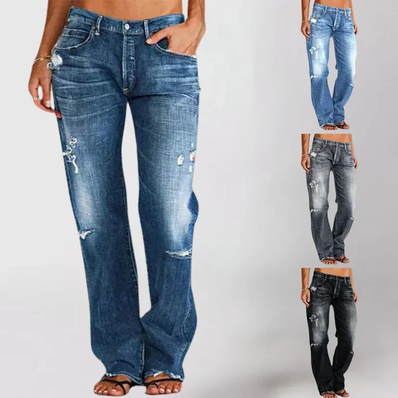 Elisa | Damen Elegante Hüftjeans für den Alltag