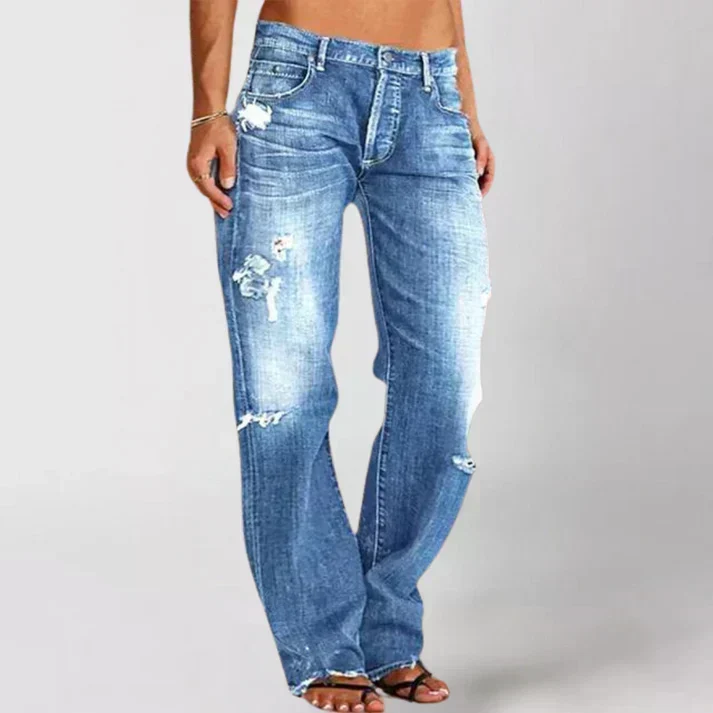 Elisa | Damen Elegante Hüftjeans für den Alltag