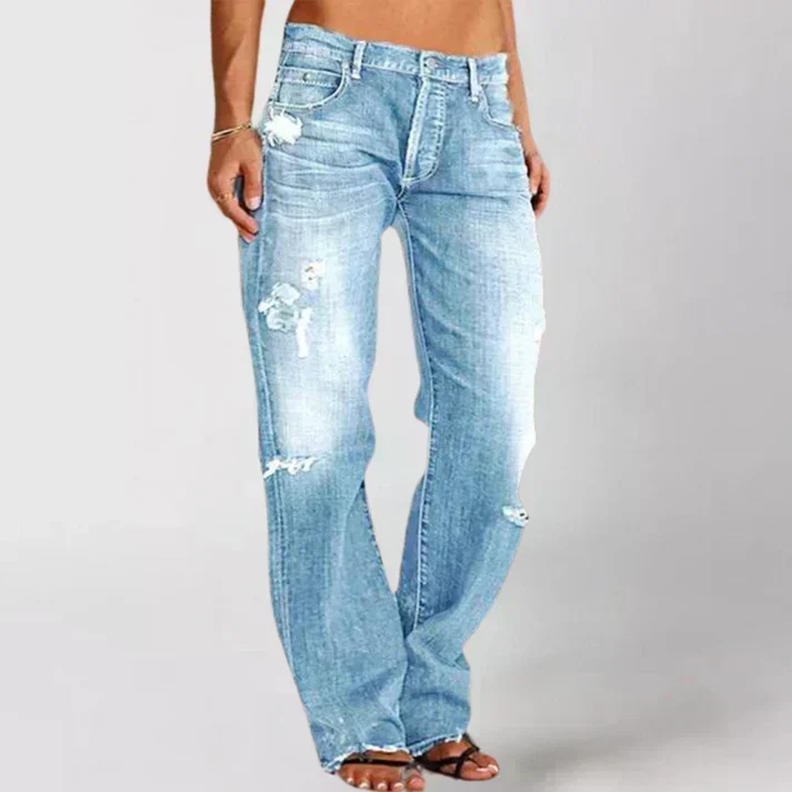 Elisa | Damen Elegante Hüftjeans für den Alltag