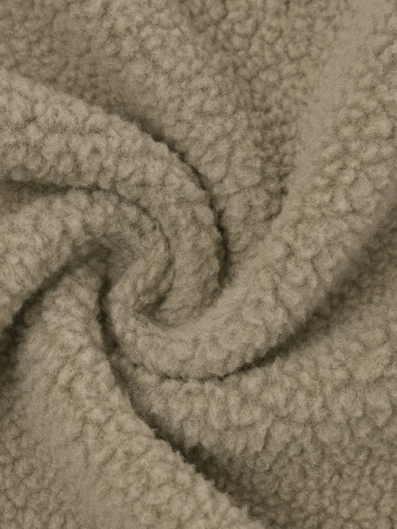 Women's Sherpa-Lined Hooded Long Fleece Jacket