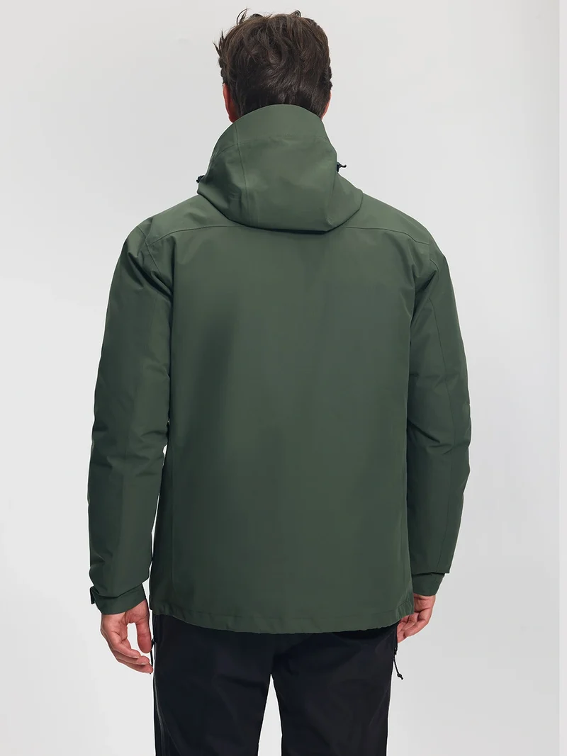 NOVA Men's 3-in-1 Waterproof Ski Jacket with Puffer Liner