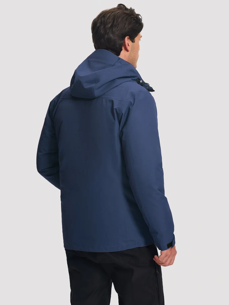 NOVA Men's 3-in-1 Waterproof Ski Jacket with Puffer Liner