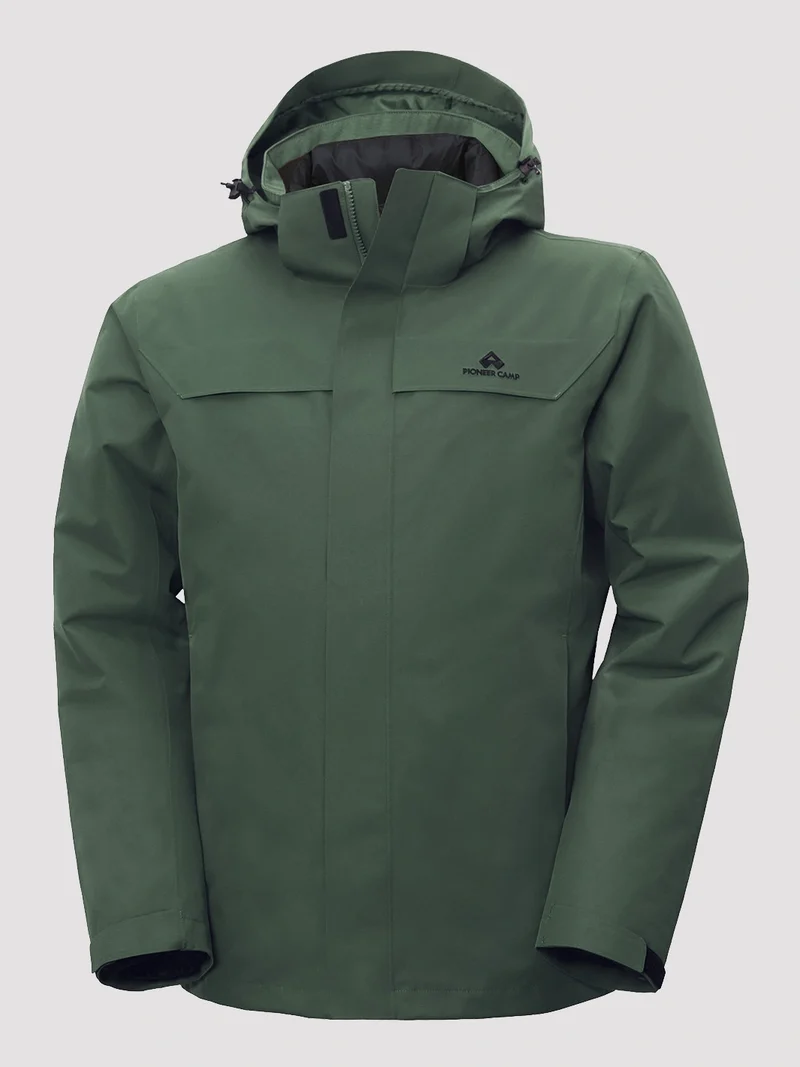 NOVA Men's 3-in-1 Waterproof Ski Jacket with Puffer Liner