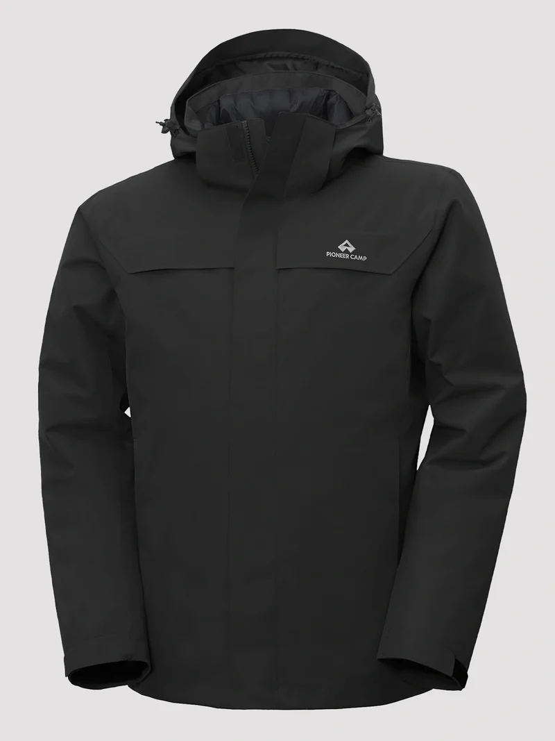 NOVA Men's 3-in-1 Waterproof Ski Jacket with Puffer Liner
