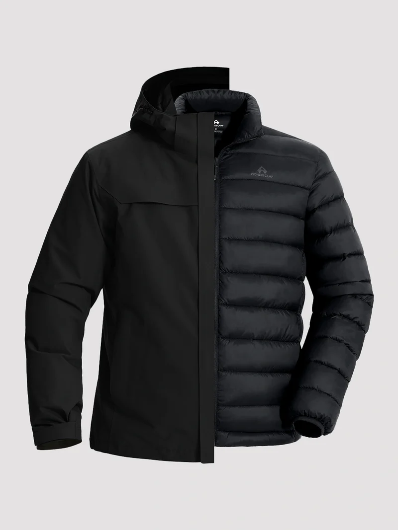 NOVA Men's 3-in-1 Waterproof Ski Jacket with Puffer Liner
