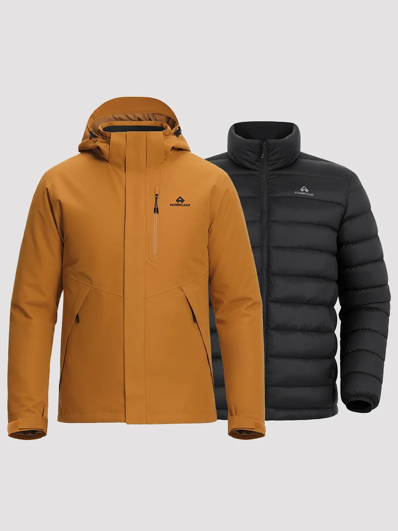 Men's 3-in-1 Waterproof Ski & Hiking Jacket System