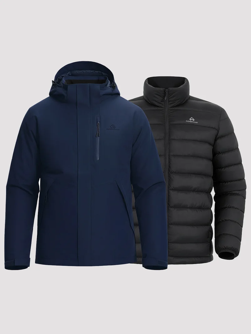 Men's 3-in-1 Waterproof Ski & Hiking Jacket System