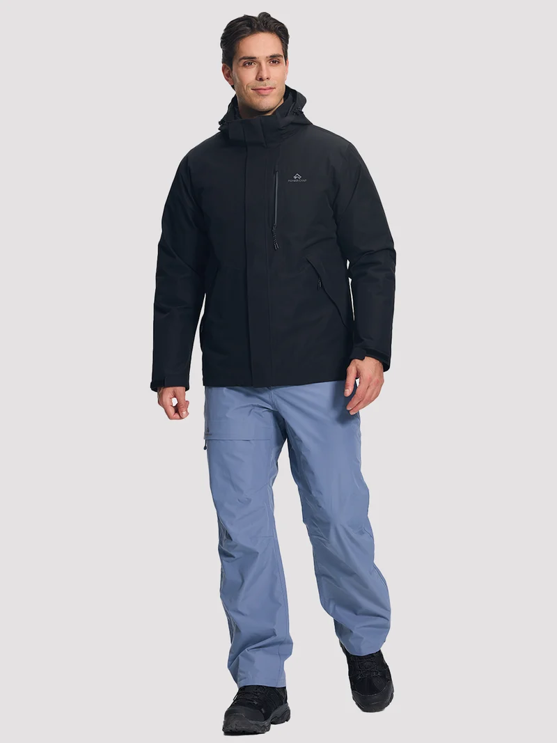 Men's 3-in-1 Waterproof Ski & Hiking Jacket System