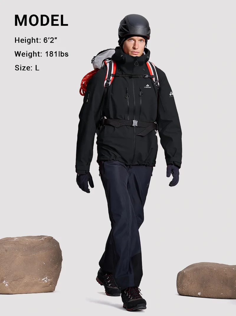Pioneer Camp EVEREST Technical Alpine Climbing Hardshell Jacket