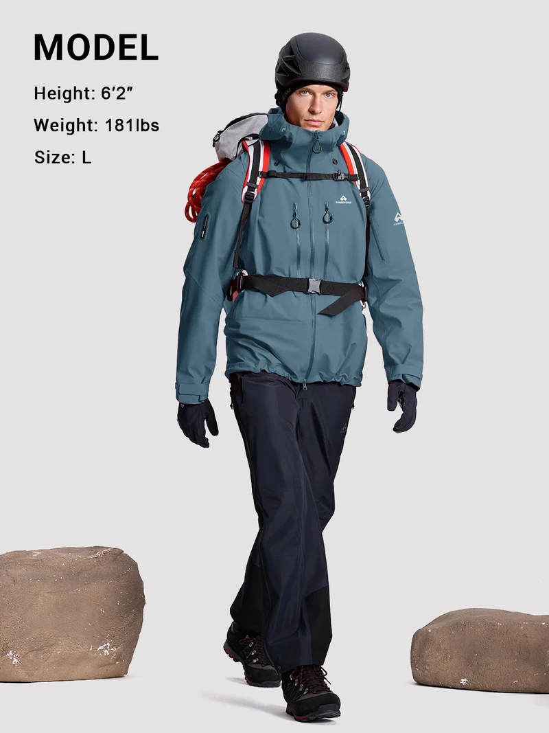 Pioneer Camp EVEREST Technical Alpine Climbing Hardshell Jacket