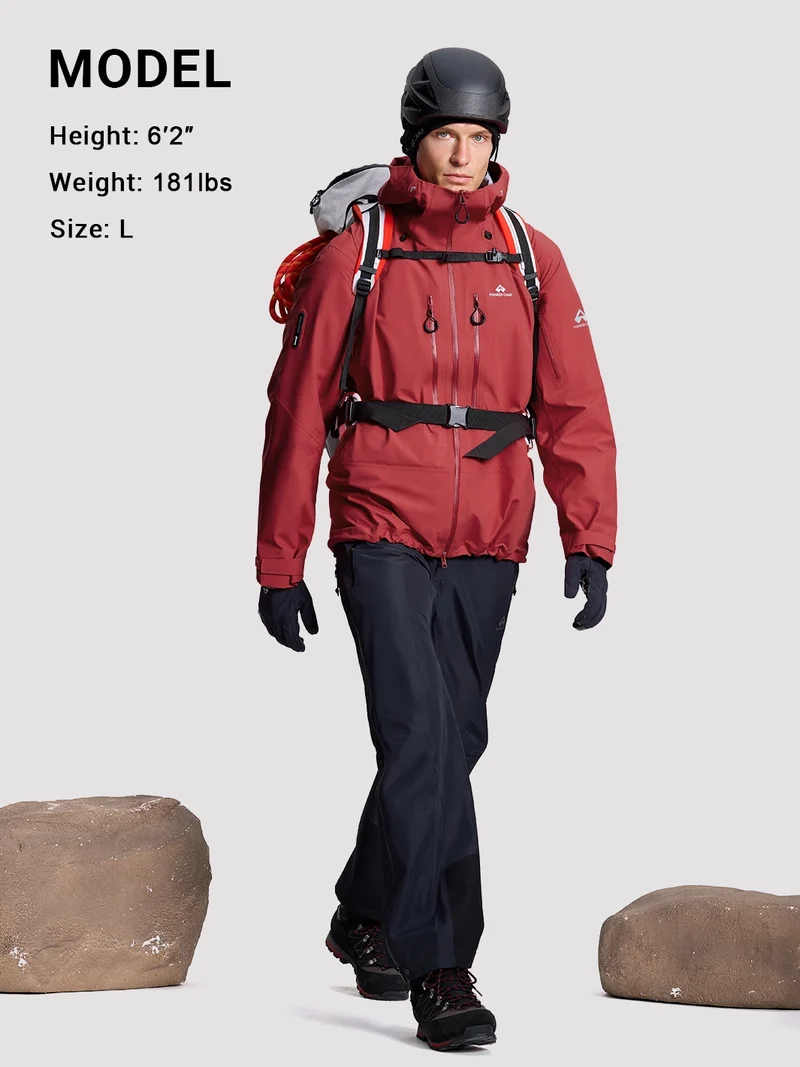 Pioneer Camp EVEREST Technical Alpine Climbing Hardshell Jacket