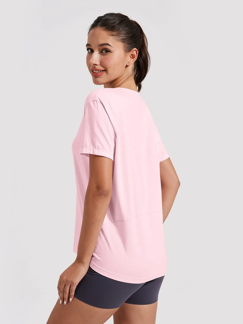 Women's Loose-Fit Boat Neck Tee