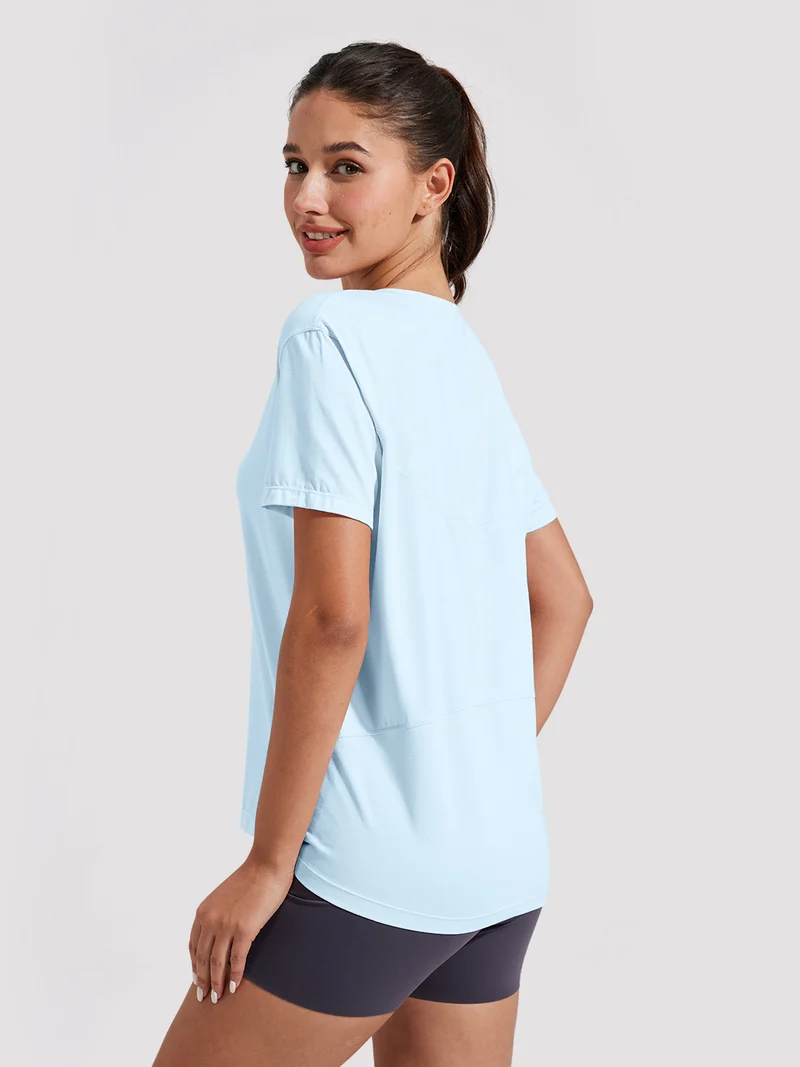 Women's Loose-Fit Boat Neck Tee
