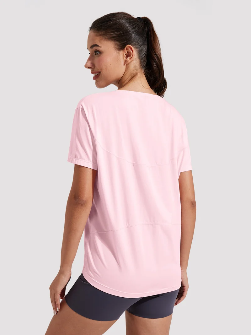 Women's Loose-Fit Boat Neck Tee