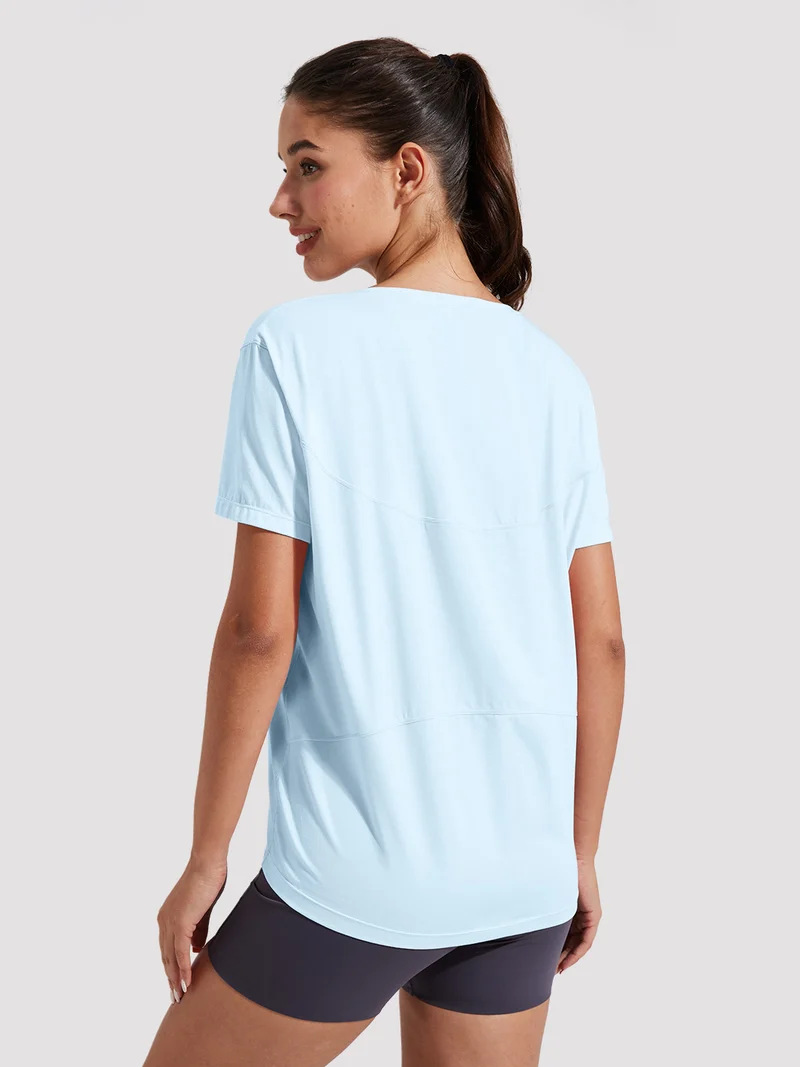 Women's Loose-Fit Boat Neck Tee