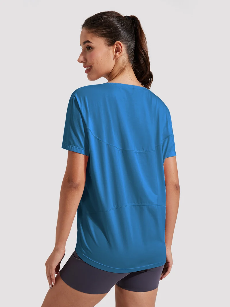 Women's Loose-Fit Boat Neck Tee