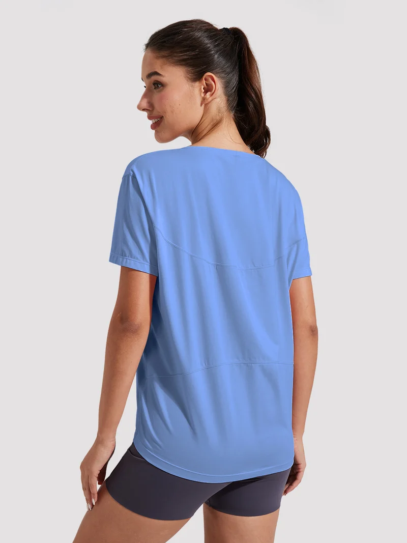 Women's Loose-Fit Boat Neck Tee