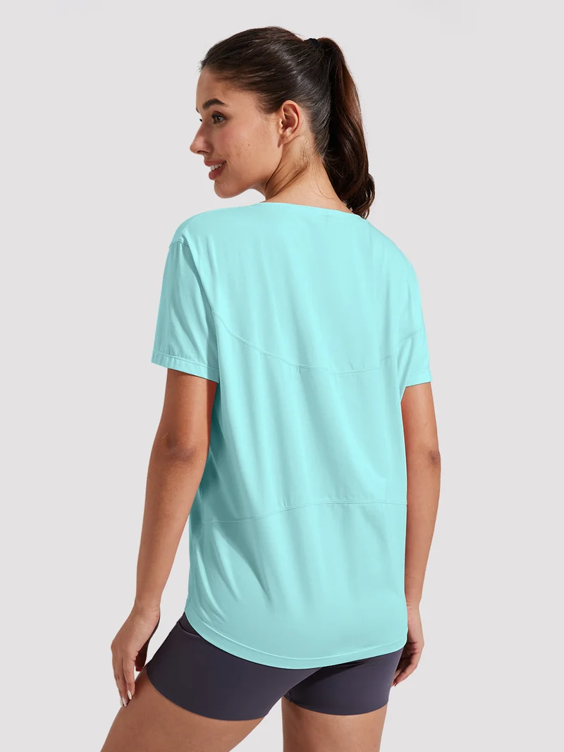 Women's Loose-Fit Boat Neck Tee