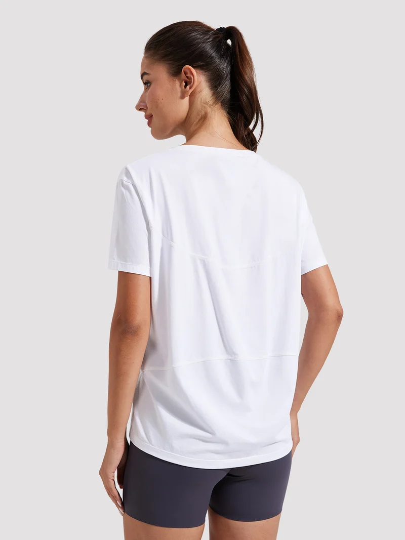 Women's Loose-Fit Boat Neck Tee