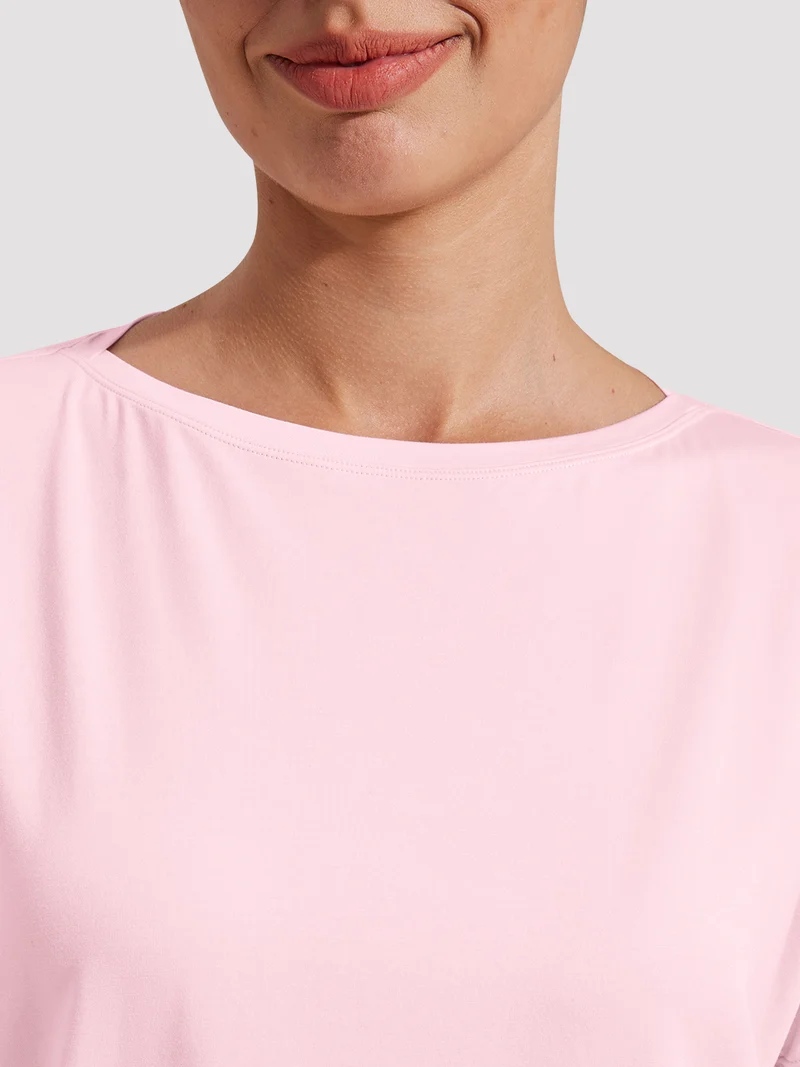 Women's Loose-Fit Boat Neck Tee