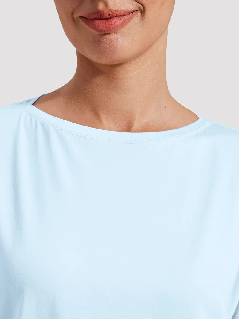 Women's Loose-Fit Boat Neck Tee