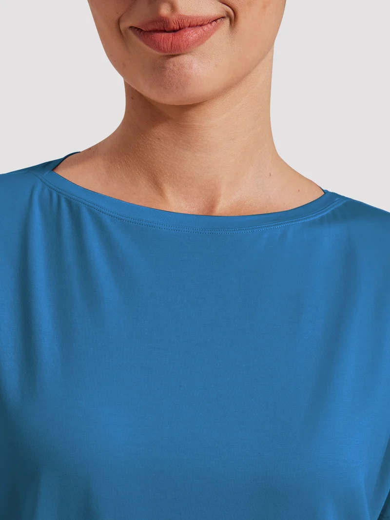 Women's Loose-Fit Boat Neck Tee