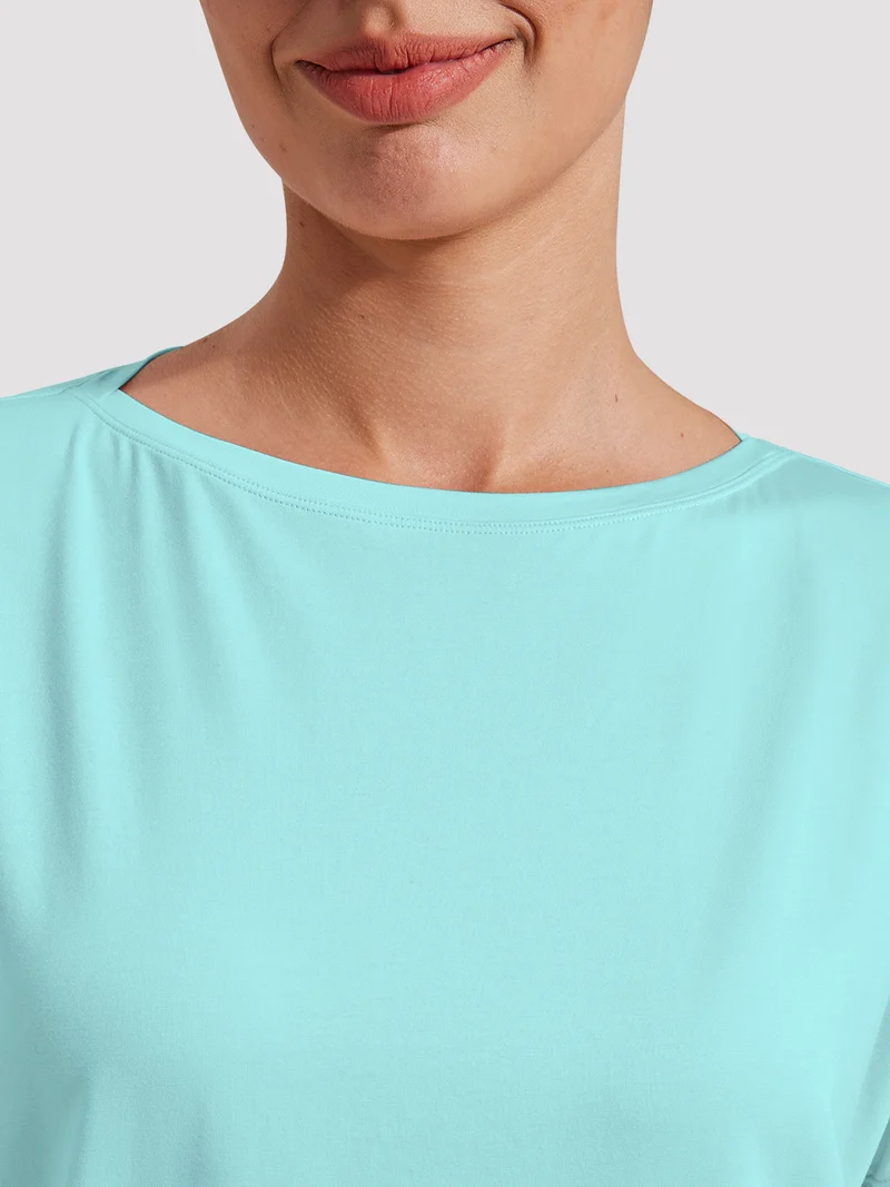 Women's Loose-Fit Boat Neck Tee