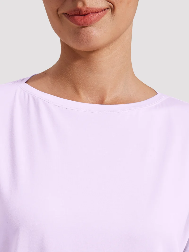 Women's Loose-Fit Boat Neck Tee
