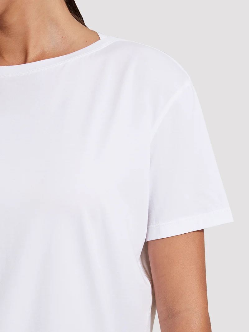 Women's Loose-Fit Boat Neck Tee