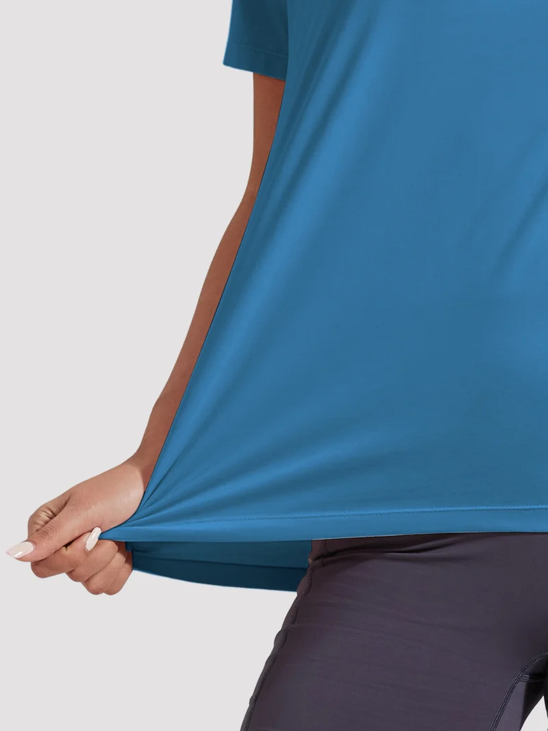 Women's Loose-Fit Boat Neck Tee