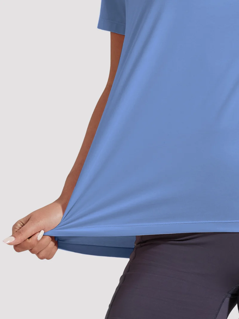 Women's Loose-Fit Boat Neck Tee