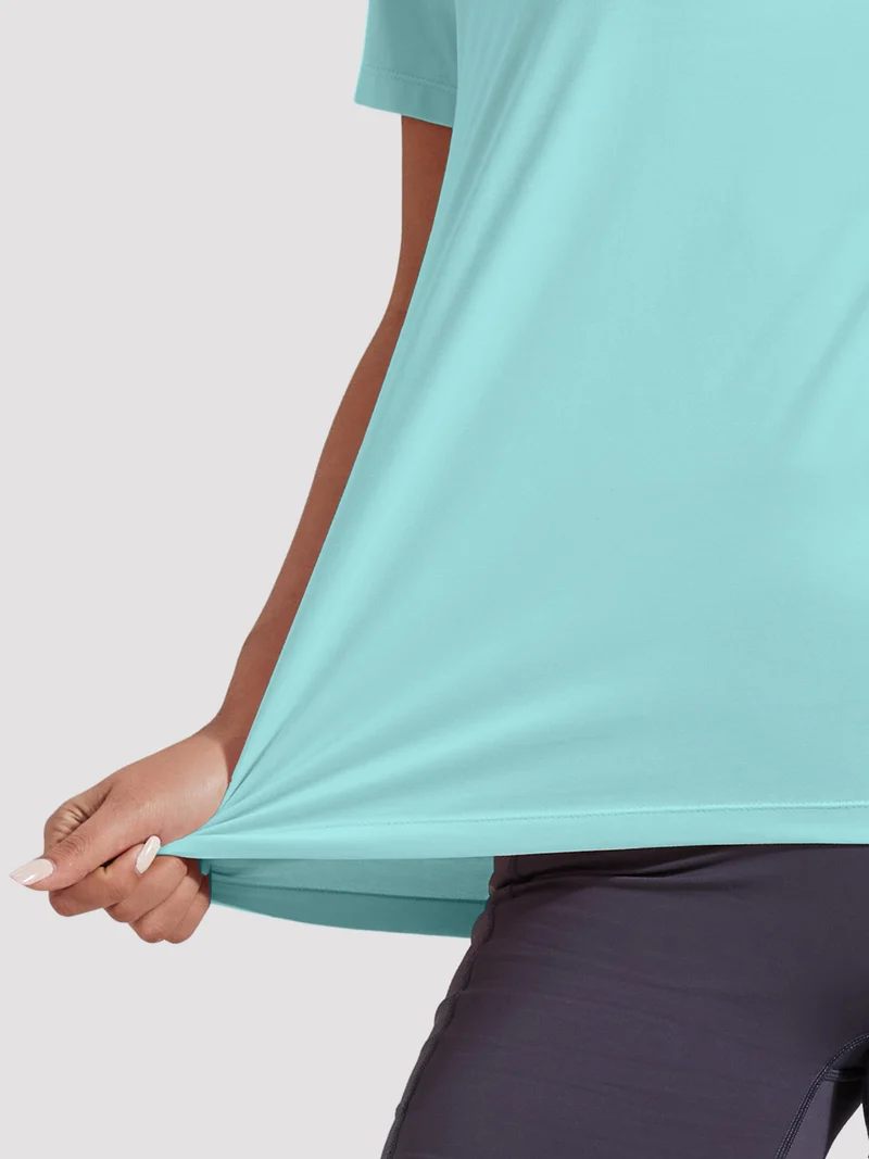 Women's Loose-Fit Boat Neck Tee