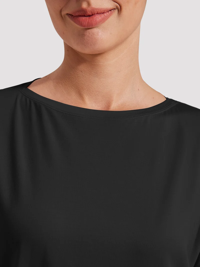 Women's Loose-Fit Boat Neck Tee