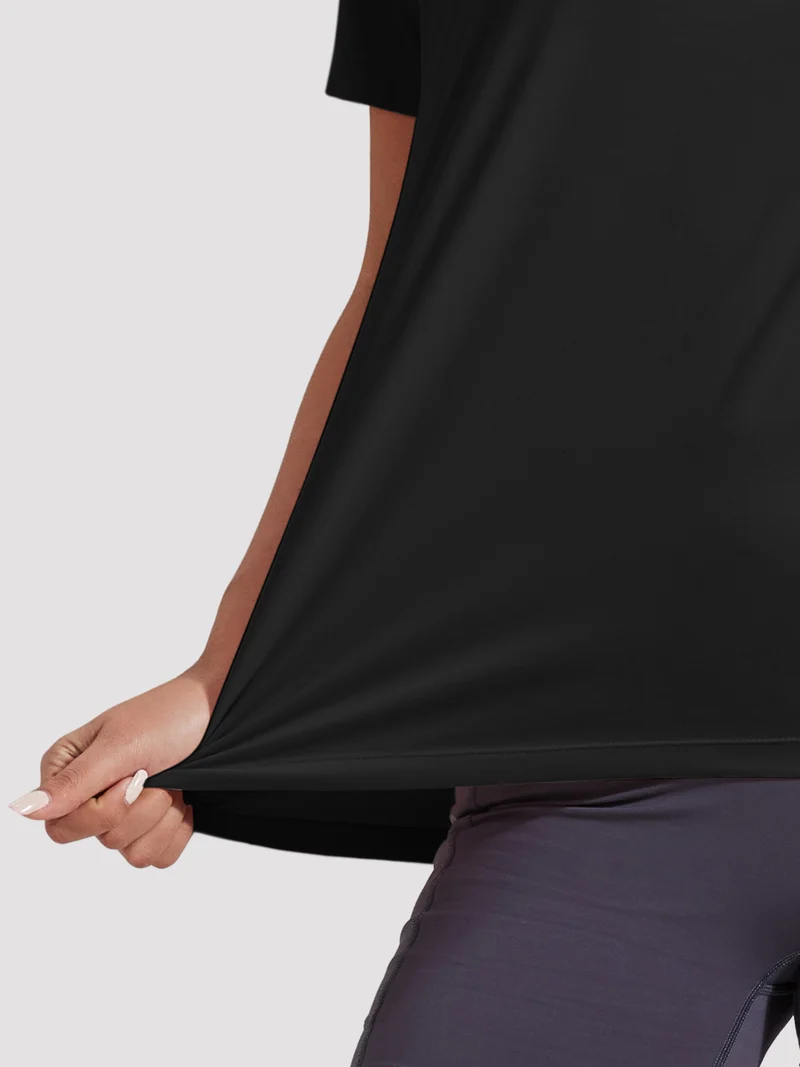 Women's Loose-Fit Boat Neck Tee