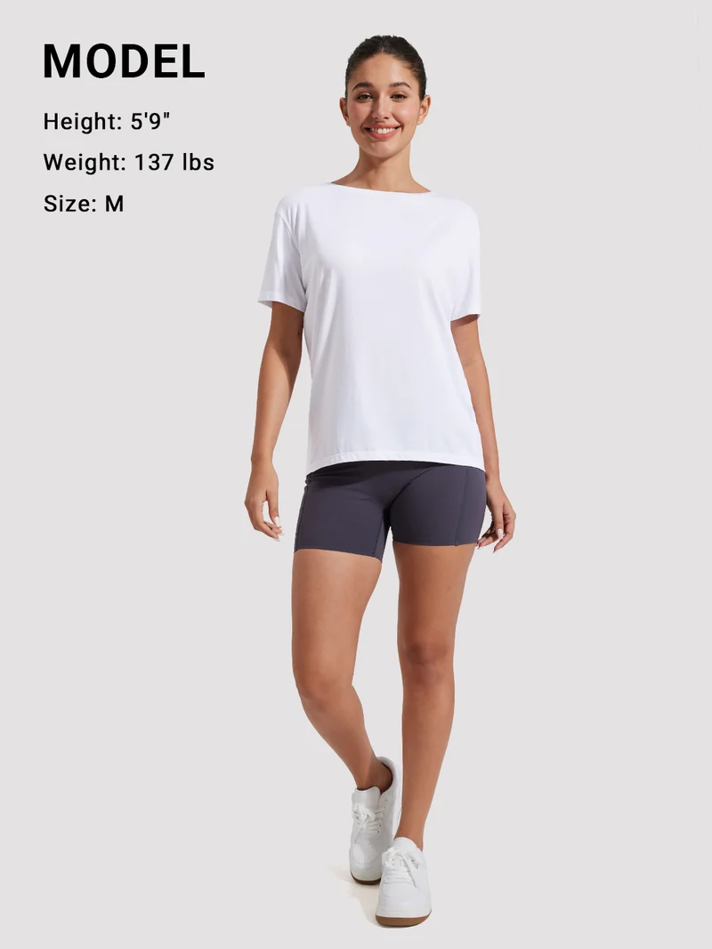 Women's Loose-Fit Boat Neck Tee