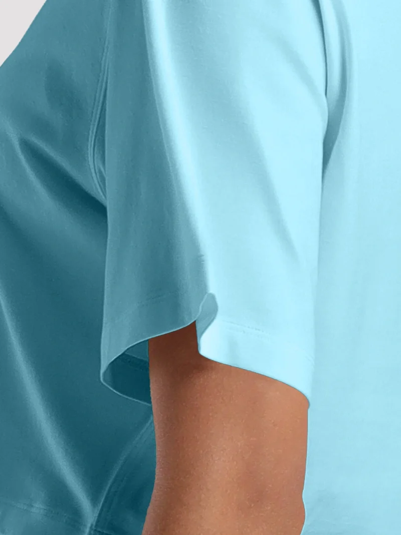 Women's Oversized Short Sleeve Crop Top