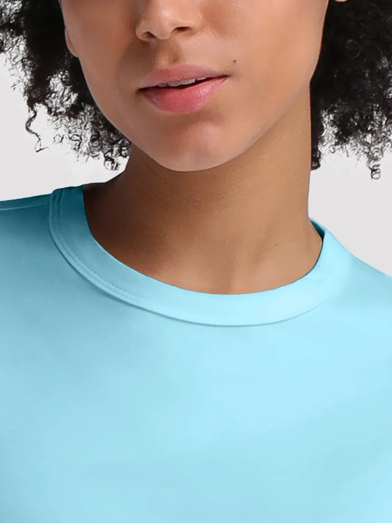 Women's Oversized Short Sleeve Crop Top