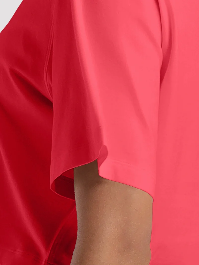 Women's Oversized Short Sleeve Crop Top
