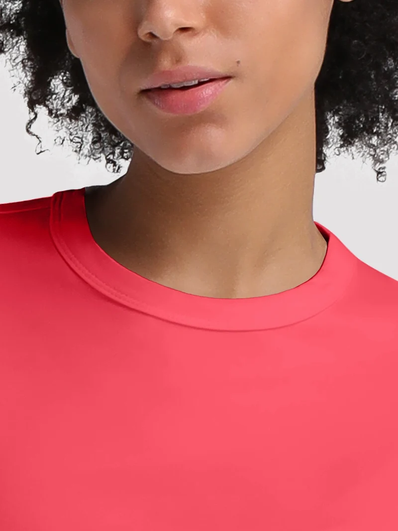 Women's Oversized Short Sleeve Crop Top