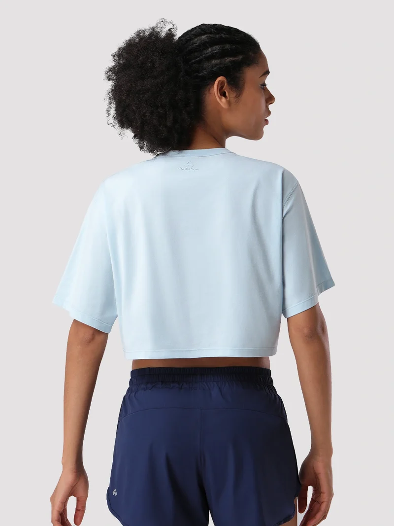 Women's Oversized Short Sleeve Crop Top