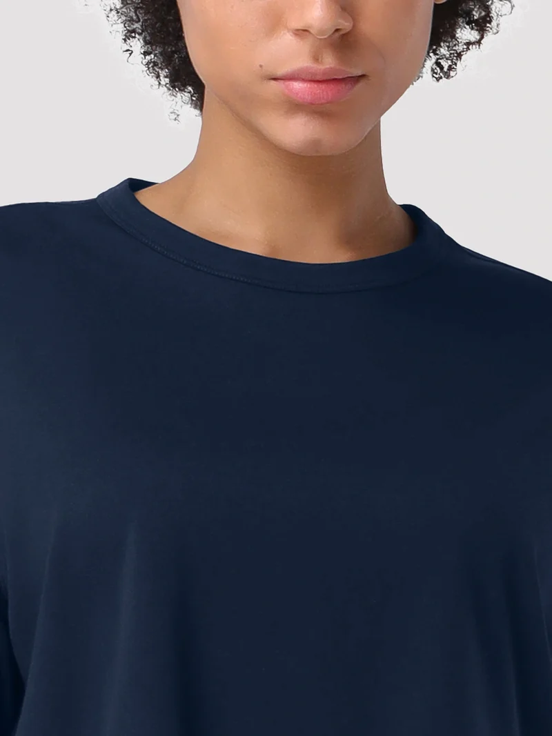 Women's Oversized Short Sleeve Crop Top